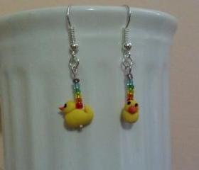 Bath Duckie Earrings